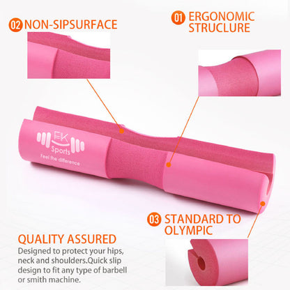 Barbell Pad Weight Lifting Squat Bar Padding Foam Gym Neck Shoulder Protection