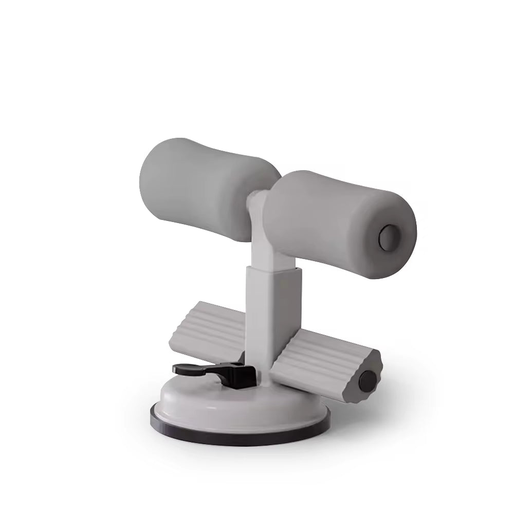 Portable sit up bar push-up assistant with suction cup for home fitness and abdominal exercise