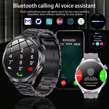 2025 New for HUAWEI Outdoor Sports Smart Watch Men AMOLED Screen NFC GPS Compass Heart Rate Waterproof Bluetooth Call Smartwatch