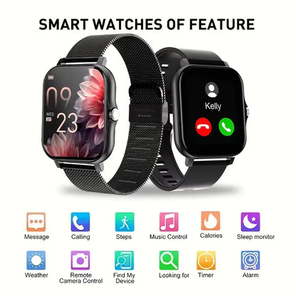New Smartwatch Bluetooth Talking Smartwatch Dialer Smart Clock Fitness Tracker Sleep Logging Smartwatch for Android IOS