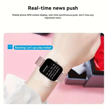 New Smartwatch Bluetooth Talking Smartwatch Dialer Smart Clock Fitness Tracker Sleep Logging Smartwatch for Android IOS