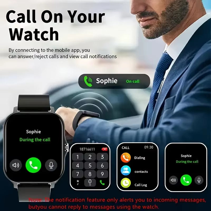New Smartwatch Bluetooth Talking Smartwatch Dialer Smart Clock Fitness Tracker Sleep Logging Smartwatch for Android IOS