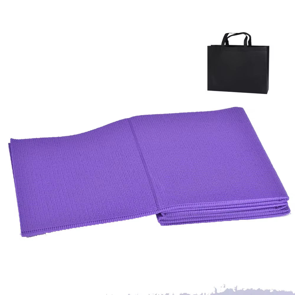 Foldable Non-Slip Yoga Mat for Exercise,Gym Fitness, Pilates Supplies, Floor Play